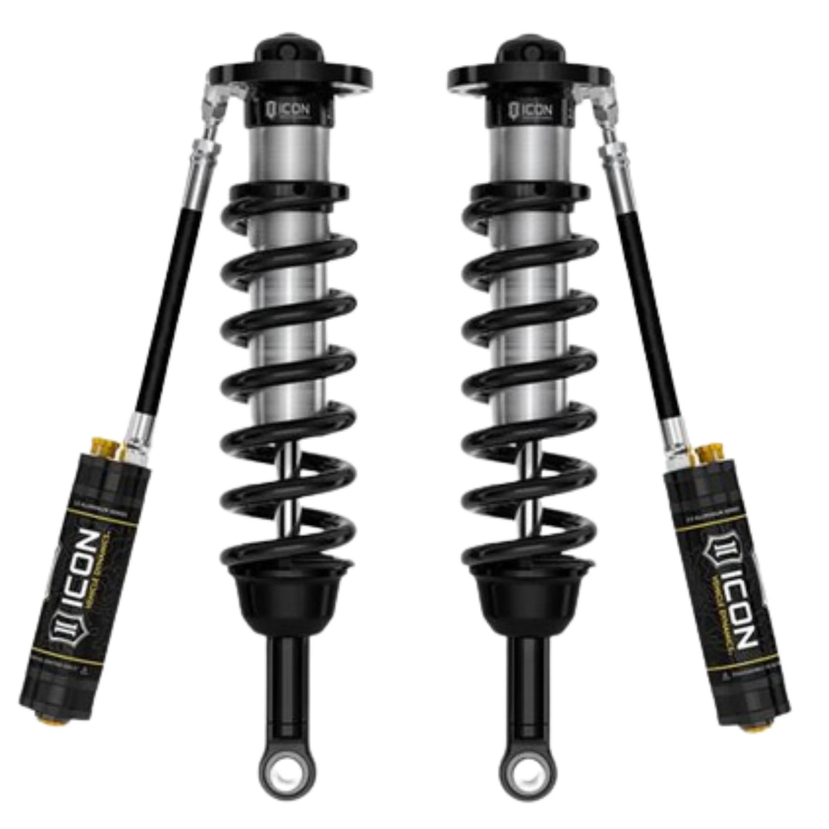 Icon | 5-6" Lift | 2.5" Internal Reservoir Front Coilover Kit | W/CDEV | High Road Suspension