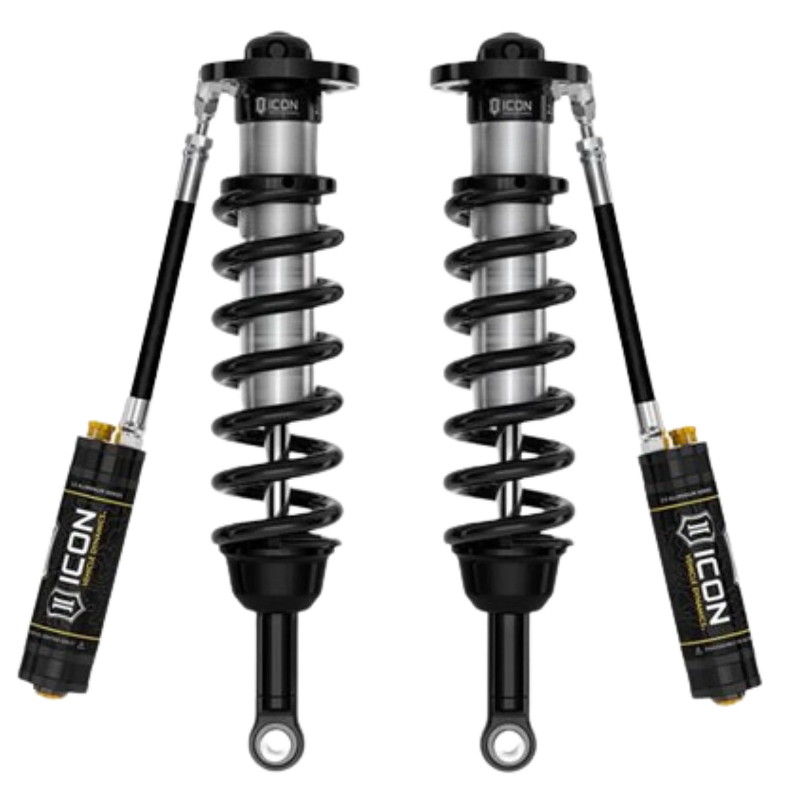 Icon | 5-6" Lift | 2.5" Internal Reservoir Front Coilover Kit | W/CDEV | High Road Suspension