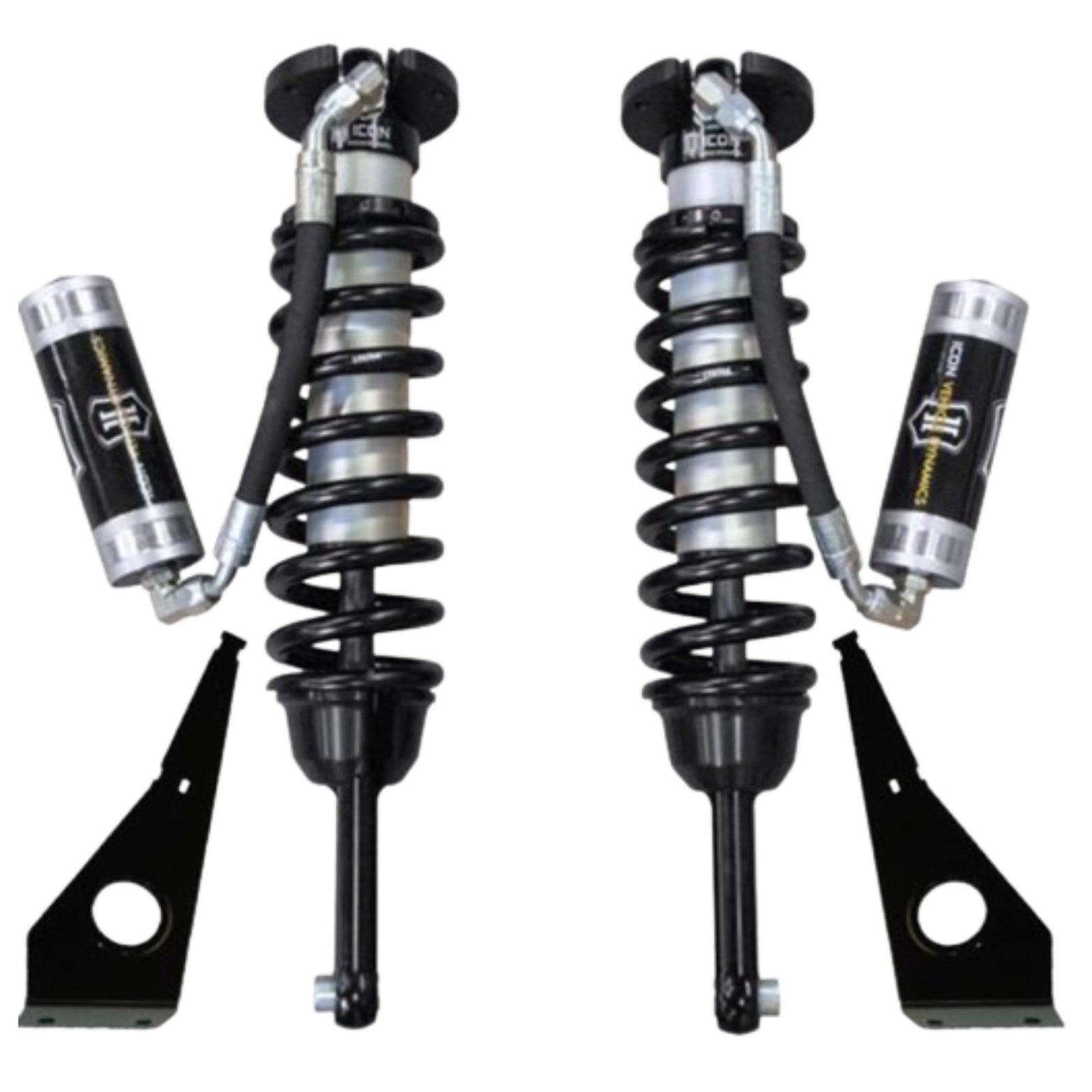 Icon | 6" Bracket Lift External Reservoir Coilovers | 2005-2023 Toyota Tacoma | 58731-CB | High Road Suspension