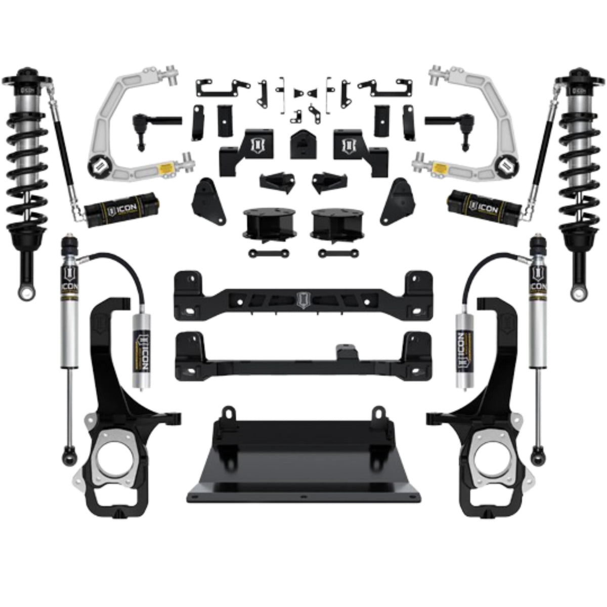 Icon | 6" Lift | Stage 3 Suspension System | W/Billet Upper Control Arms | High Road Suspension