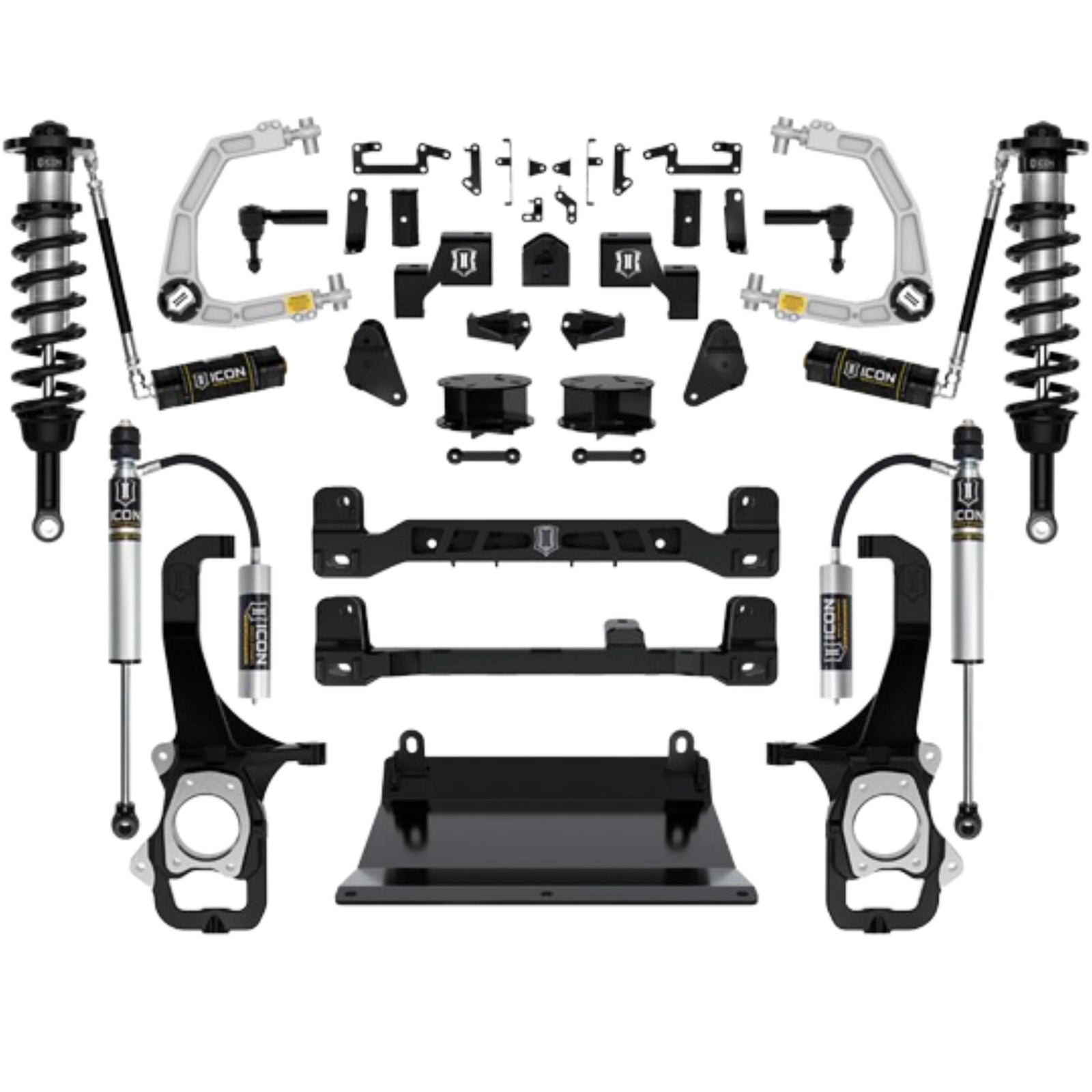 Icon | 6" Lift | Stage 3 Suspension System | W/Billet Upper Control Arms | High Road Suspension