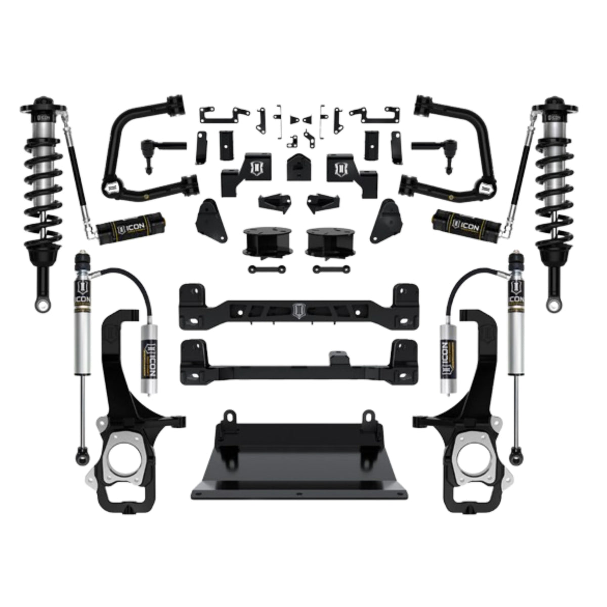 Icon | 6" Lift | Stage 3 Suspension System | W/Tubular Upper Control Arms | High Road Suspension