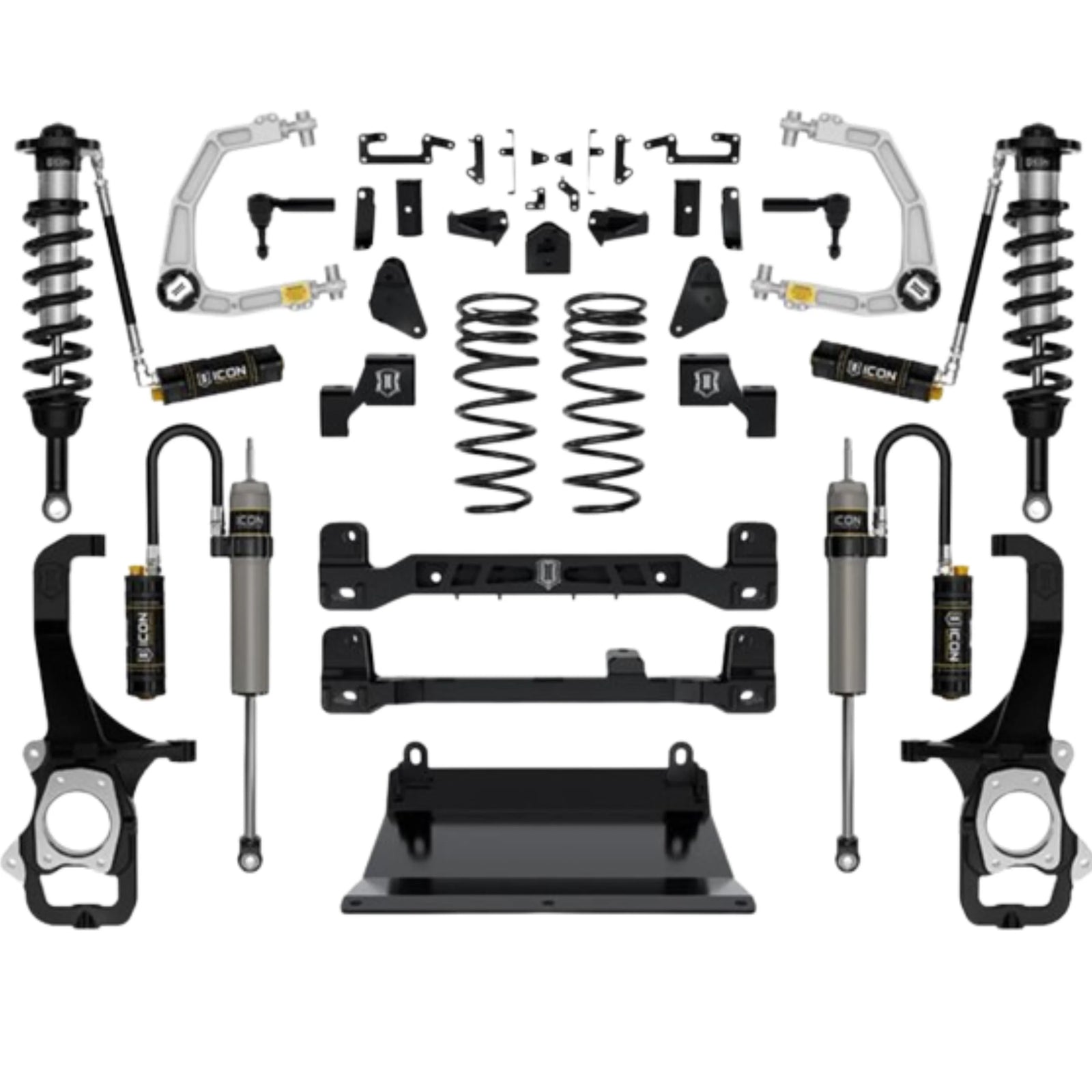 Icon | 6" Lift | Stage 6 Suspension System | W/ Billet Upper Control Arms | High Road Suspension