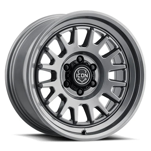 ICON ALLOYS | Anza | Gun Metal | 17x8.5 | 6x5.5 | 0 Offset | 4.75" BS | High Road Suspension