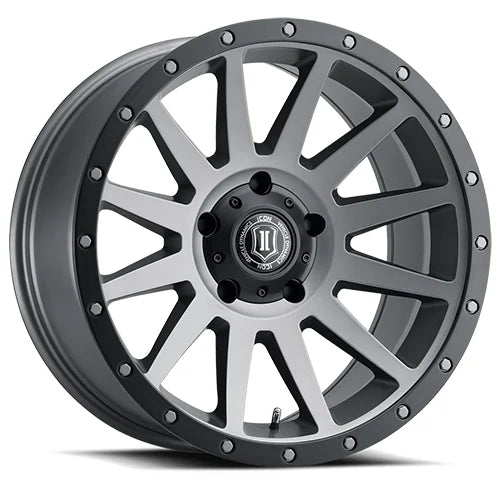 Icon Alloys | Compression | Titanium | 20 x 10 | -19mm Offset | High Road Suspension