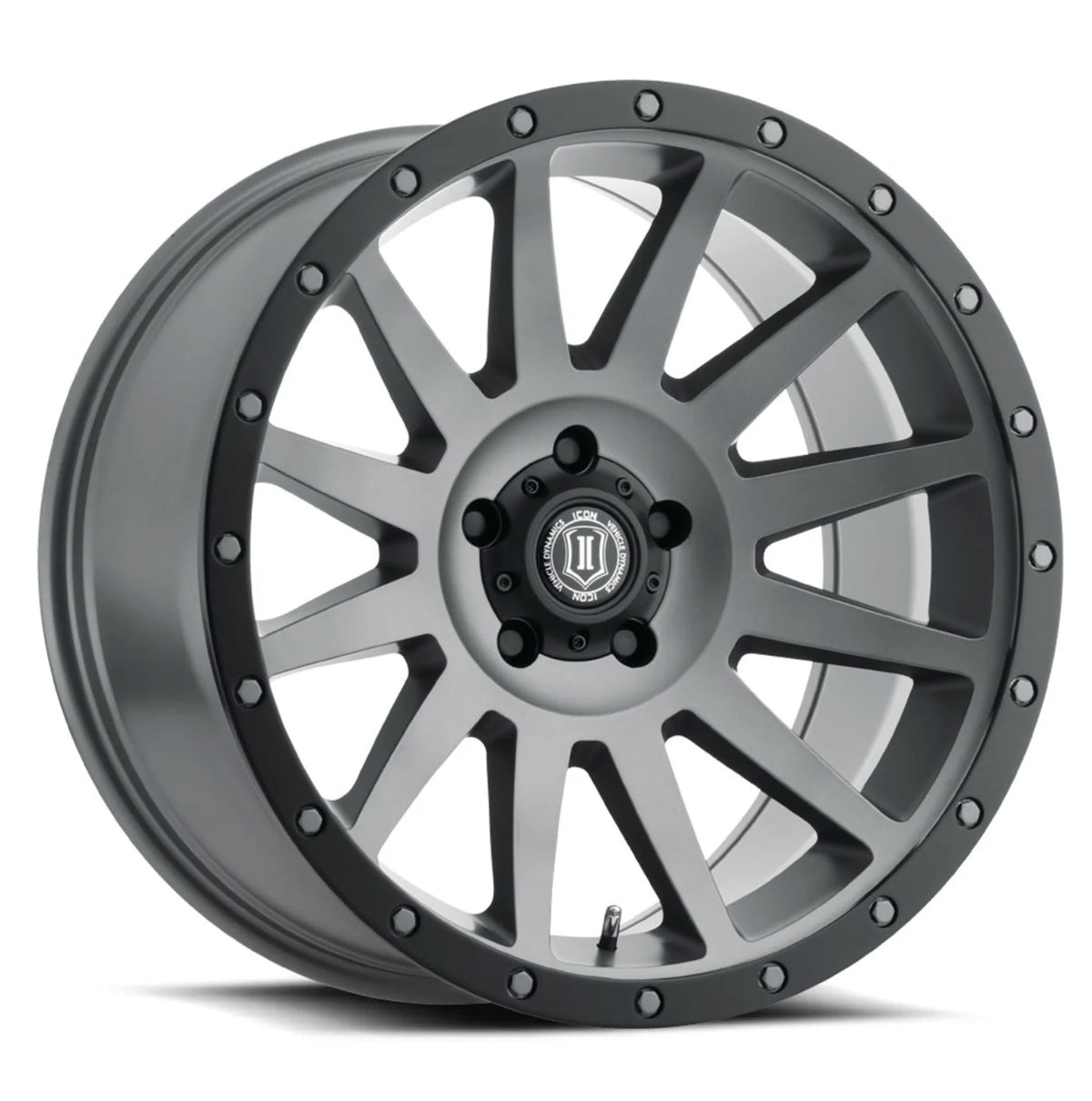 ICON ALLOYS | COMPRESSION | TITANIUM | 20x10 | 6x5.5 | -19 Offset | 4.75" BS | High Road Suspension