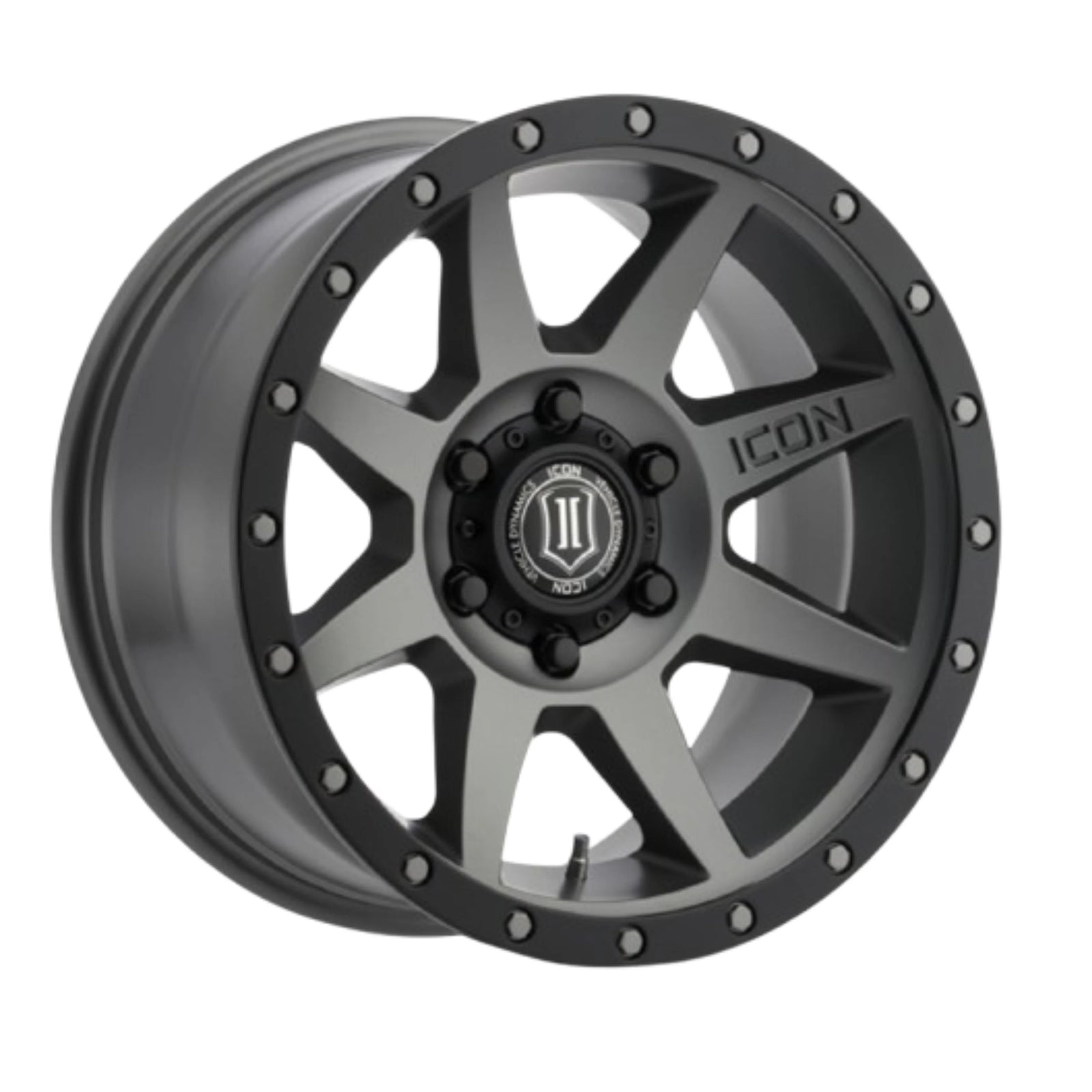 ICON ALLOYS | REBOUND | Titanium | 18x9 | 6x5.5 | 0 Offset | 5" BS | High Road Suspension