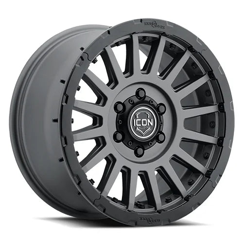 Icon Alloys | Recon Pro Charcoal | 17 x 8.5 | +25mm Offset | High Road Suspension
