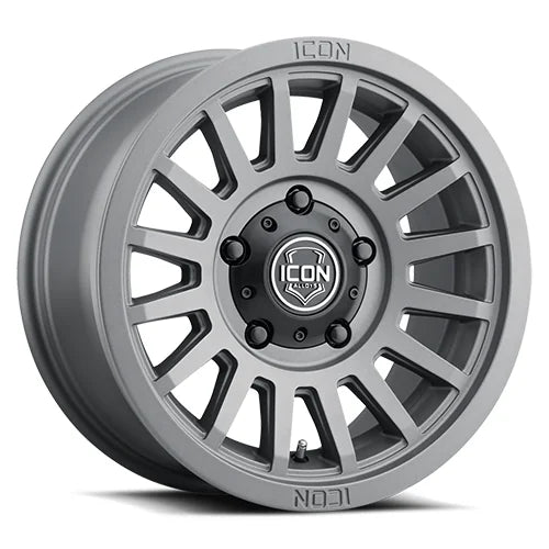 Icon Alloys | Recon SLX | Charcoal | 18 x 9 | +25mm Offset | High Road Suspension