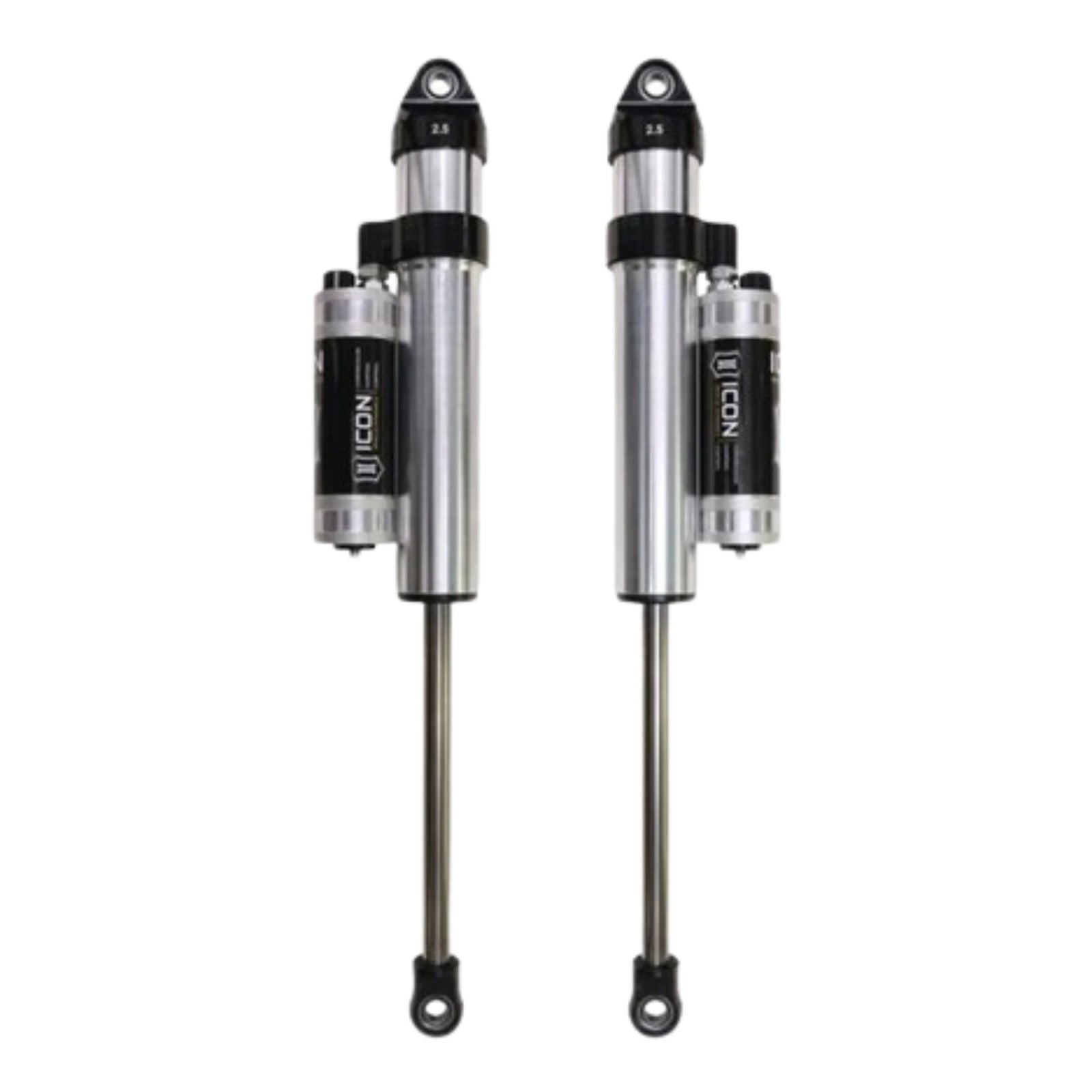 Icon | Front 2.5" | VS Long Travel Piggyback Reservoir Secondary Shocks | 4Runner, FJ, or Tacoma | 59701CP-CB | High Road Suspension