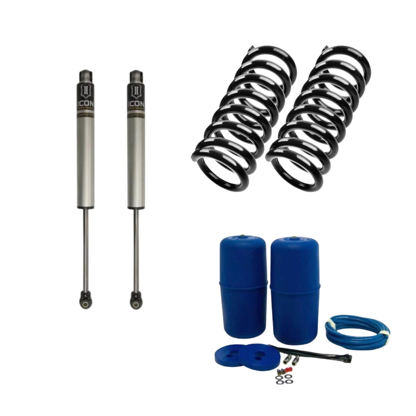 Icon Rear Air Shock Delete Kit w/ Aftermarket Air Ride | 2004-2015 Nissan Armada | 2004-2010 Infiniti QX56 | High Road Suspension