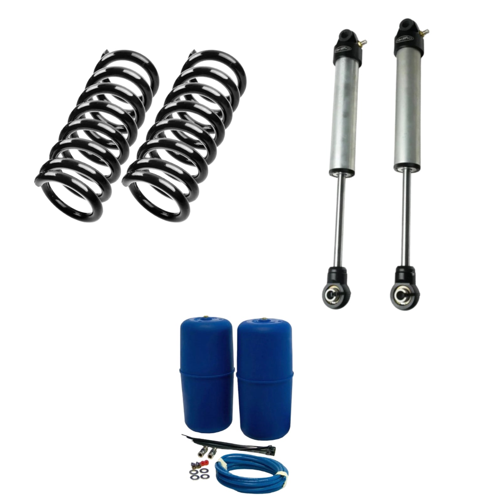 Radflo Rear Air Shock Delete Kit w/ Aftermarket Air Ride | 2004-2015 Nissan Armada | 2004-2010 Infiniti QX56 | High Road Suspension