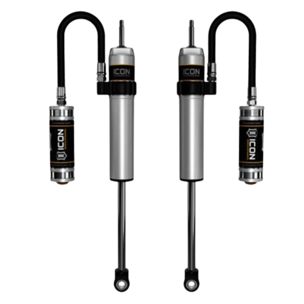 Icon | Remote Reservoir Rear Shock Absorbers | For 3-4" Rear Lift Height | (2005-2023) Toyota Tacoma | 57806P | High Road Suspension