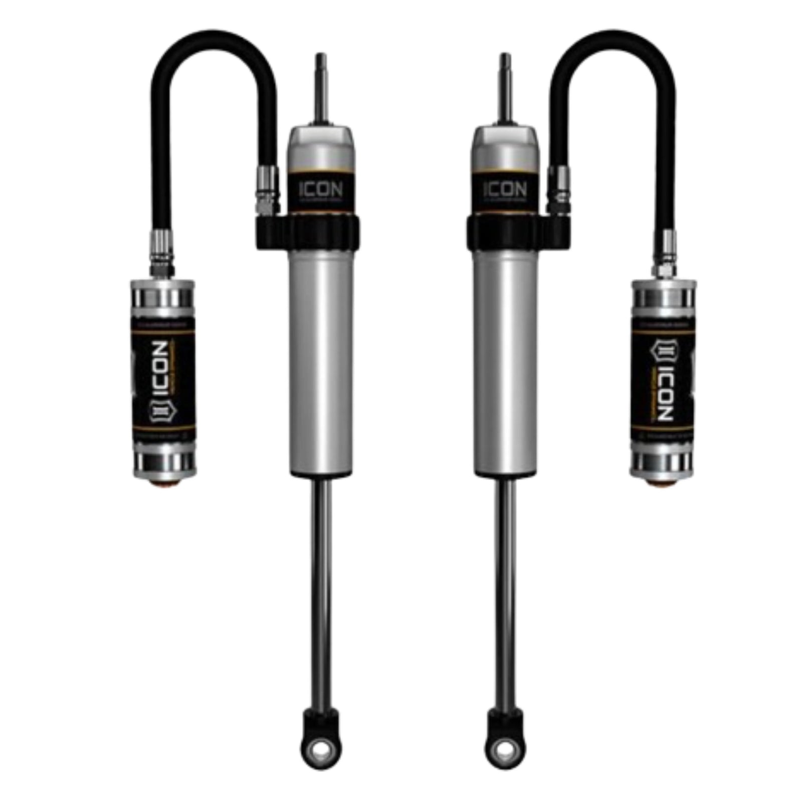 Icon | Remote Reservoir Rear Shock Absorbers | For 3-4" Rear Lift Height | (2005-2023) Toyota Tacoma | 57806P | High Road Suspension