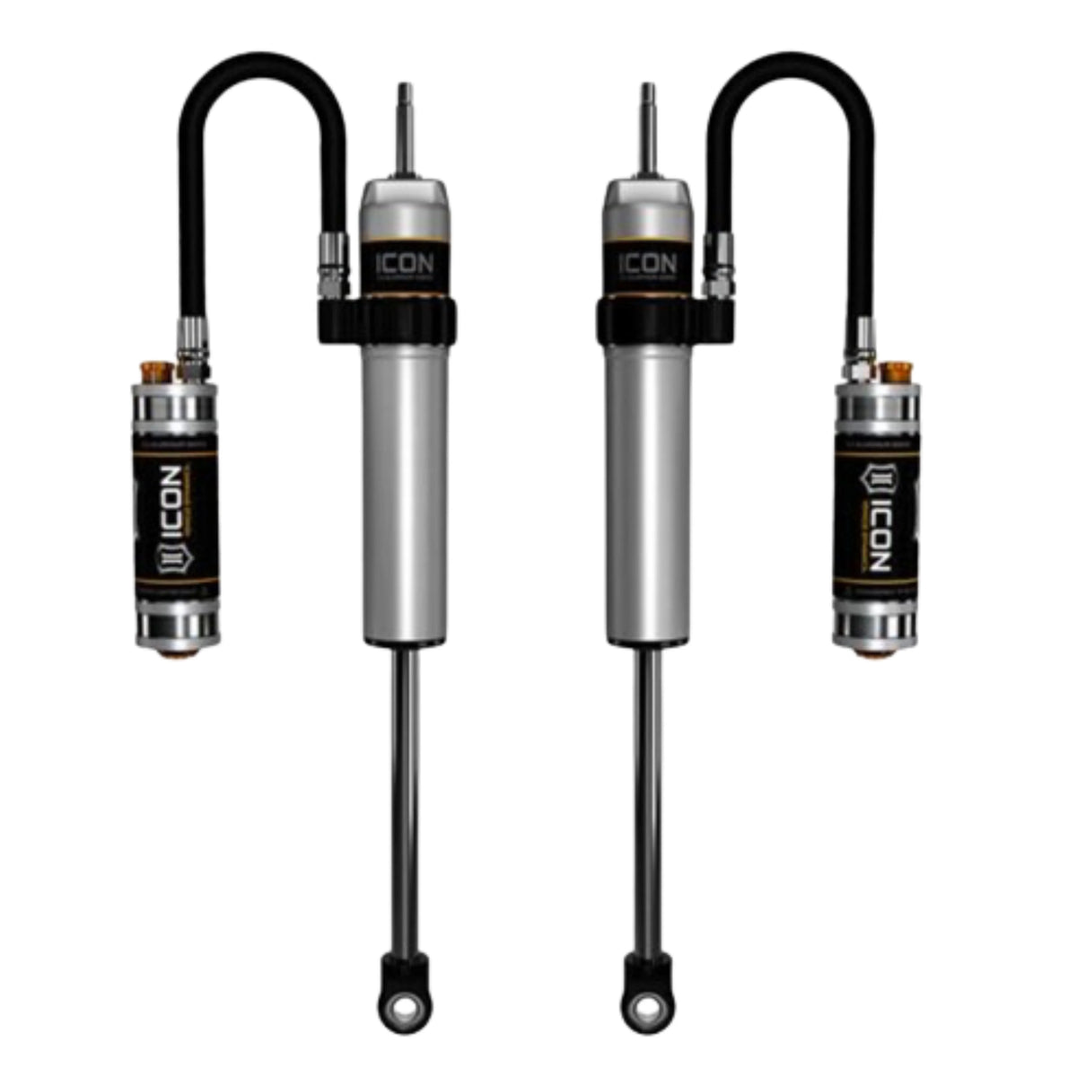 Icon | Remote Reservoir Rear Shocks | W/Dampening Adjustment Knobs | For 1-3" Rear Lift | Toyota 4Runner or Toyota FJ Cruiser or Lexus GX460 | 57810CP | High Road Suspension