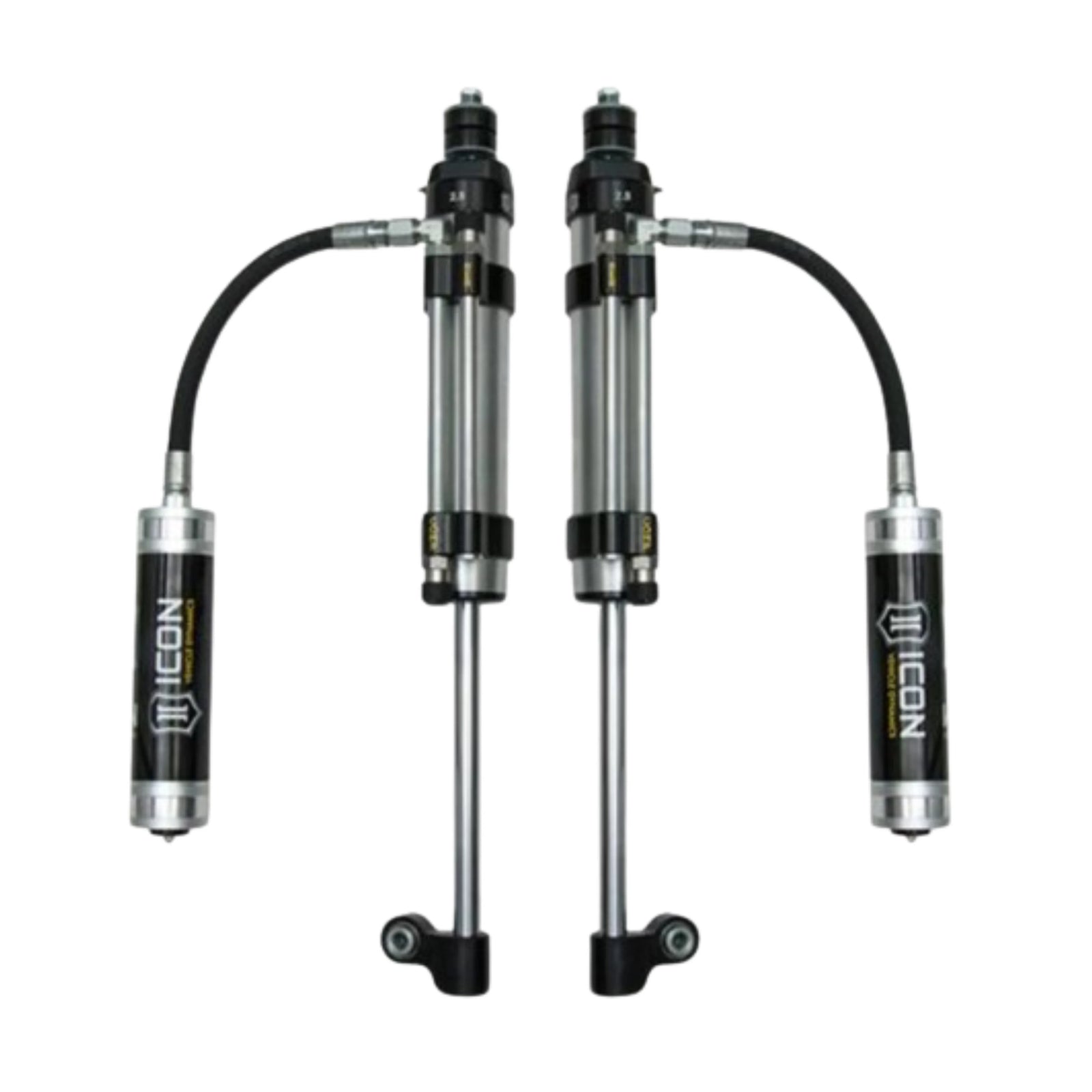 Icon | RXT | 2.5" Body | Omega Bypass Remote Reservoir Rear Shocks | (2005-2023) Toyota Tacoma | 59926P | High Road Suspension