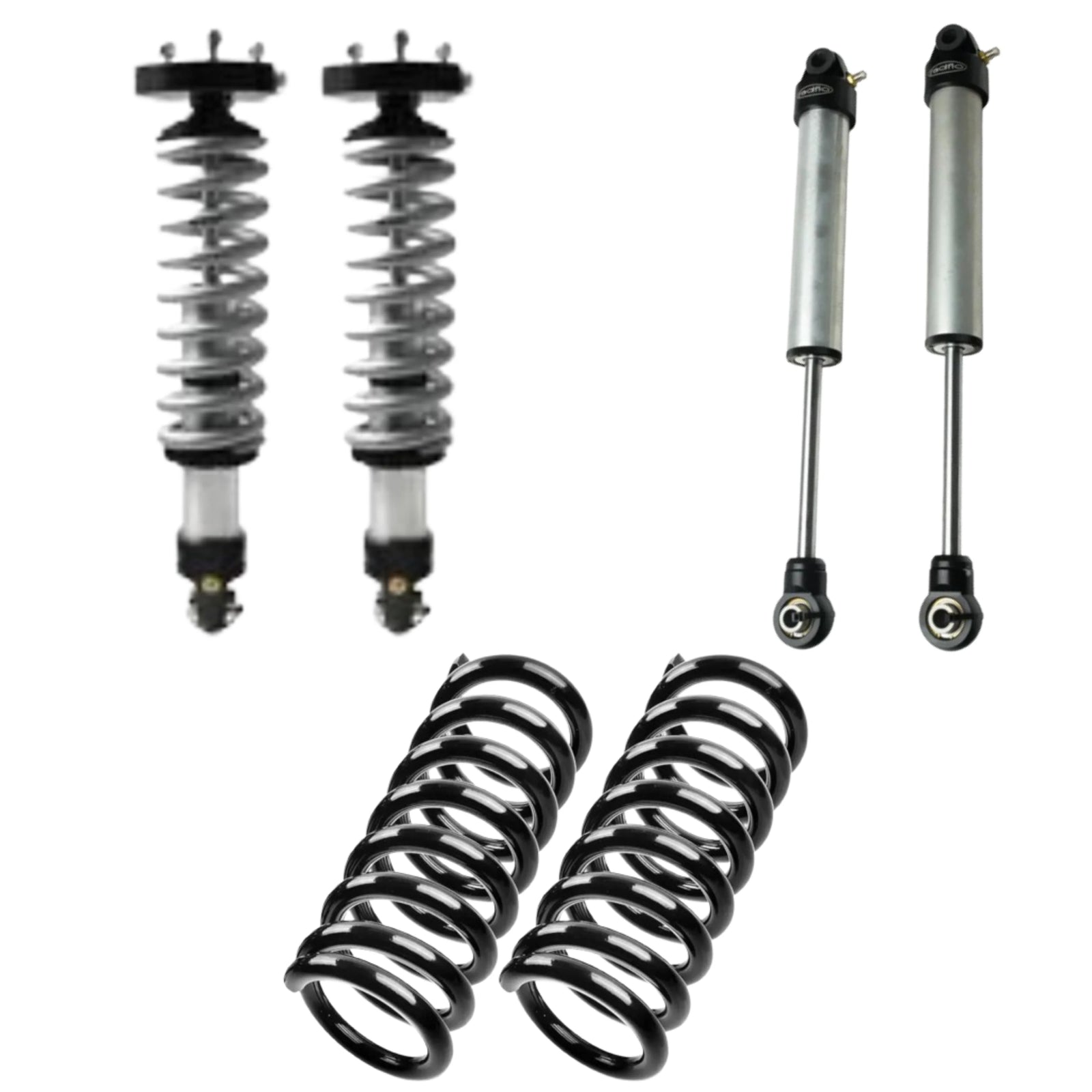 Radflo Shock Replacement Air Ride Delete Kit | 2004-2015 Nissan Armada | 2004-2010 Infiniti QX56 | High Road Suspension