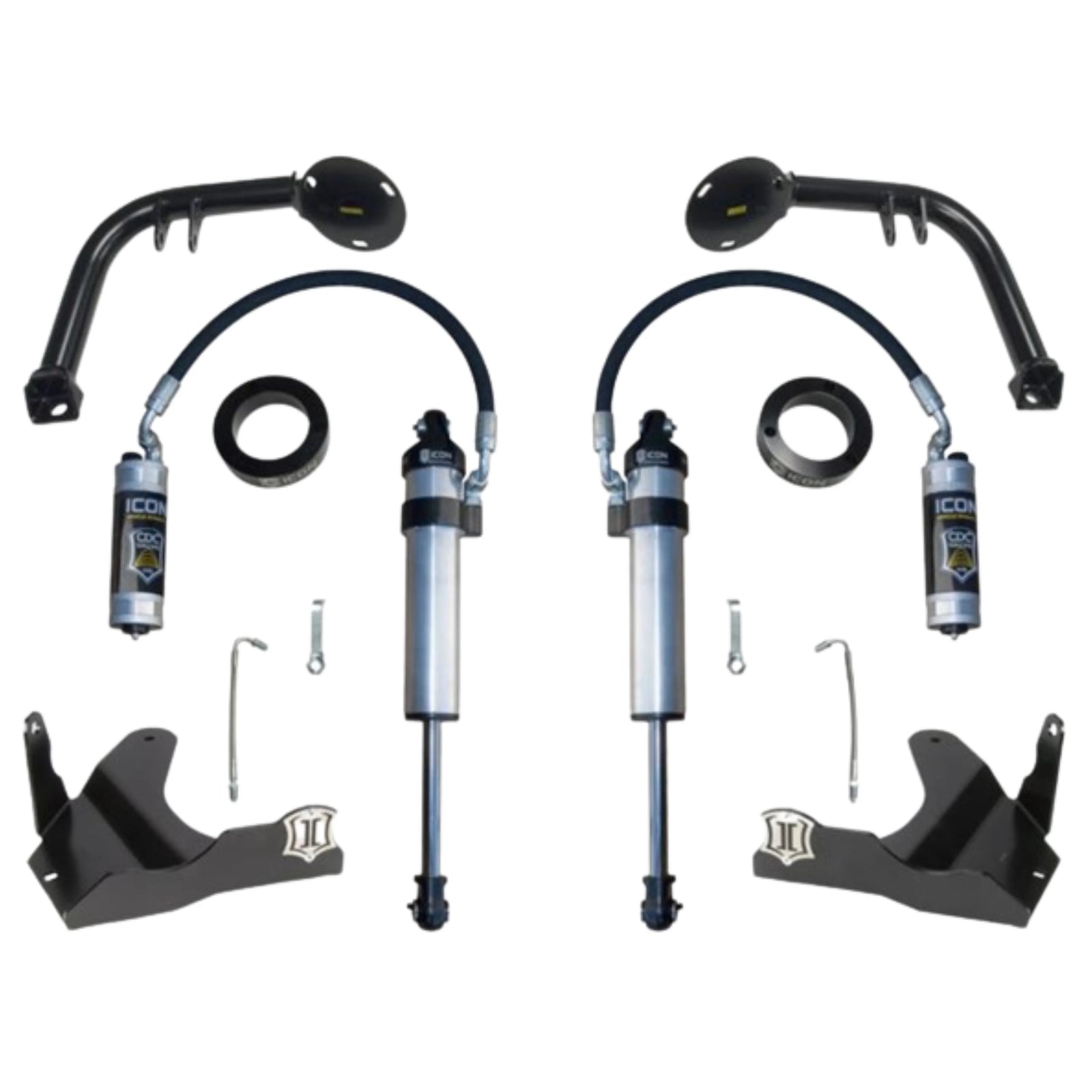 Icon | Stage 1 | Front | S2 Secondary Shock Upgrade System | 2016-2023 Toyota Tacoma | K53125 | High Road Suspension
