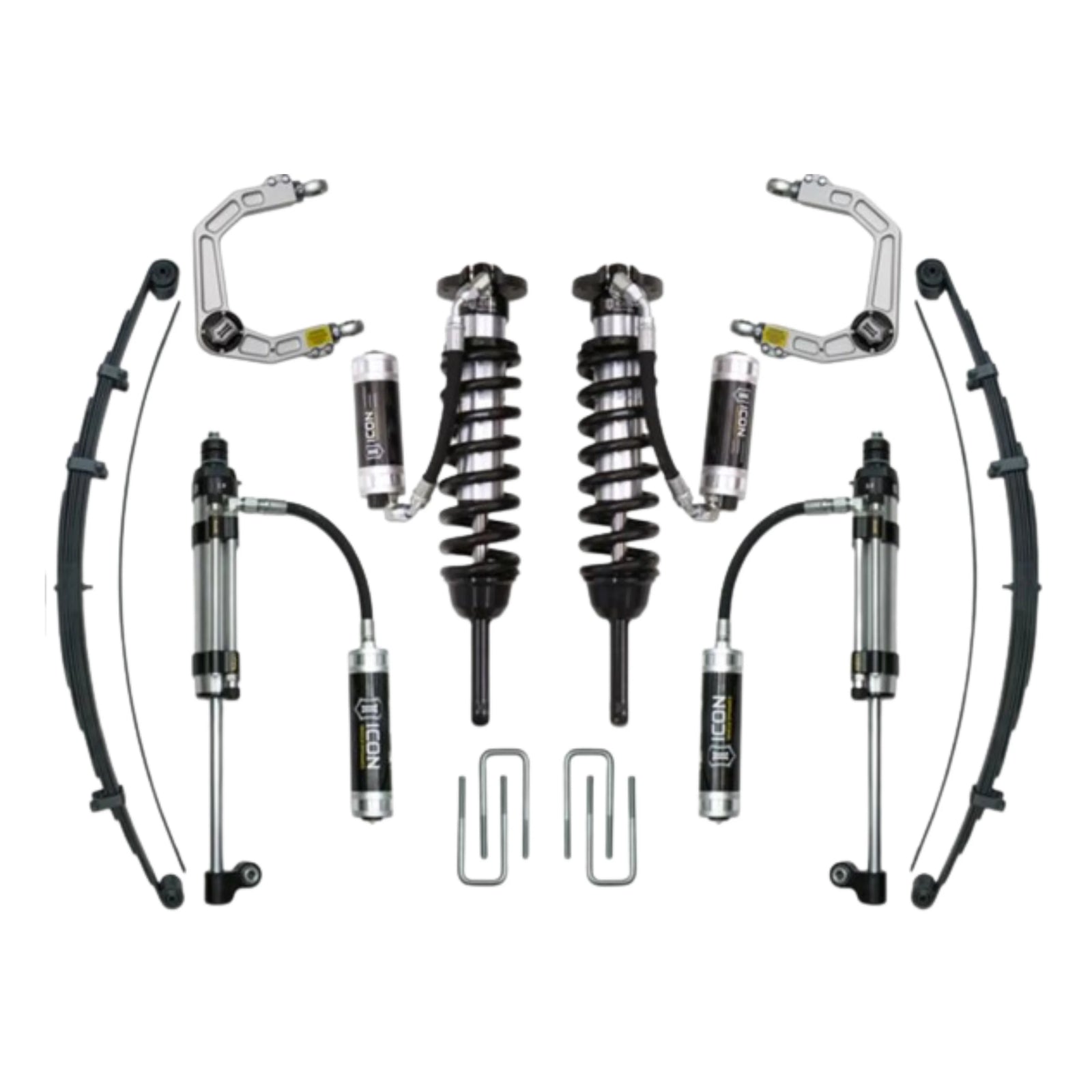 Icon | Stage 10 Suspension System | W/Billet Upper Control Arms | 0-3.5" Lift - (2005-2015) Toyota Tacoma | 0-2.75" Lift - (2016-2023) Toyota Tacoma  | K53010 | High Road Suspension