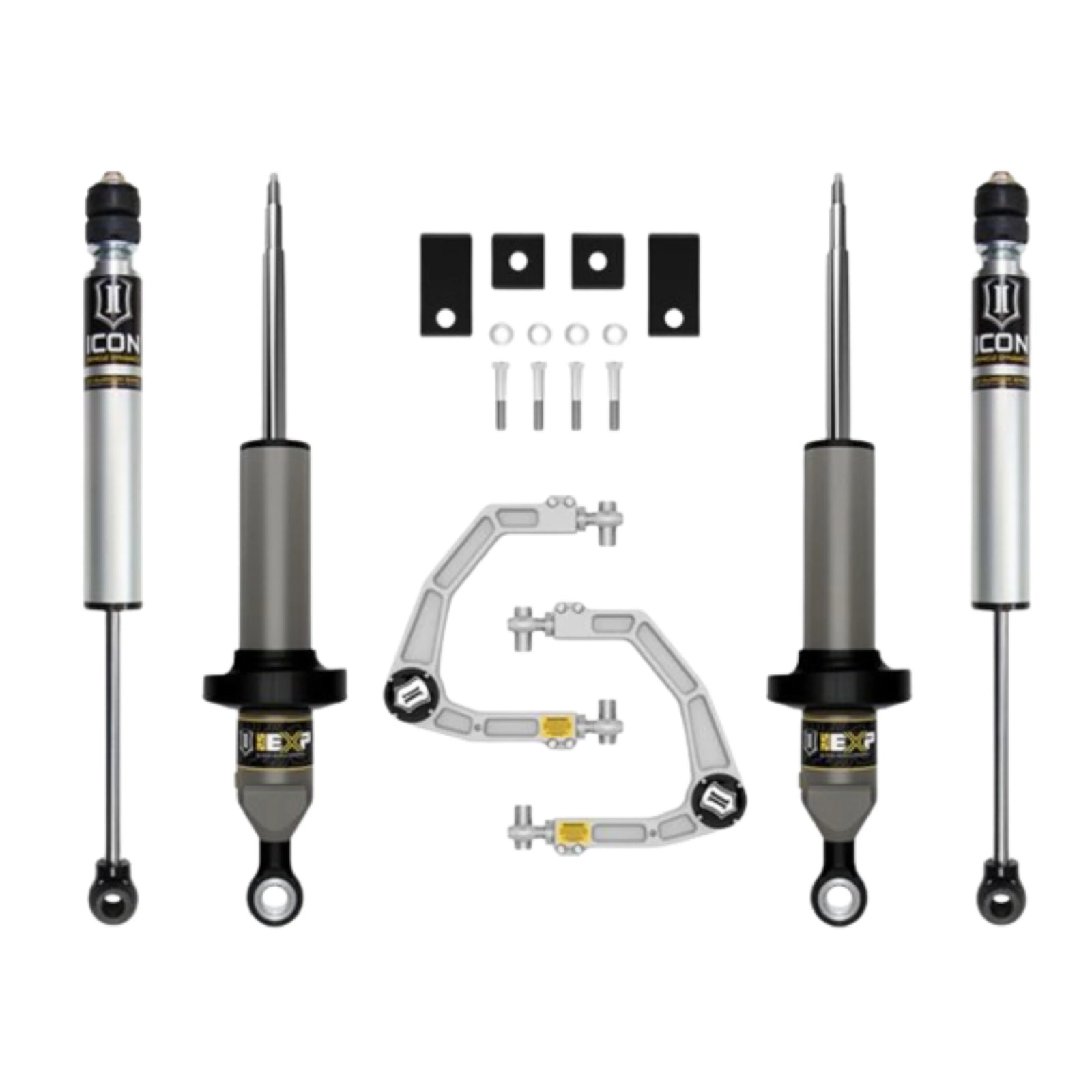 Icon | Stage 2 Suspension System | Billet | 0-3" Lift | High Road Suspension
