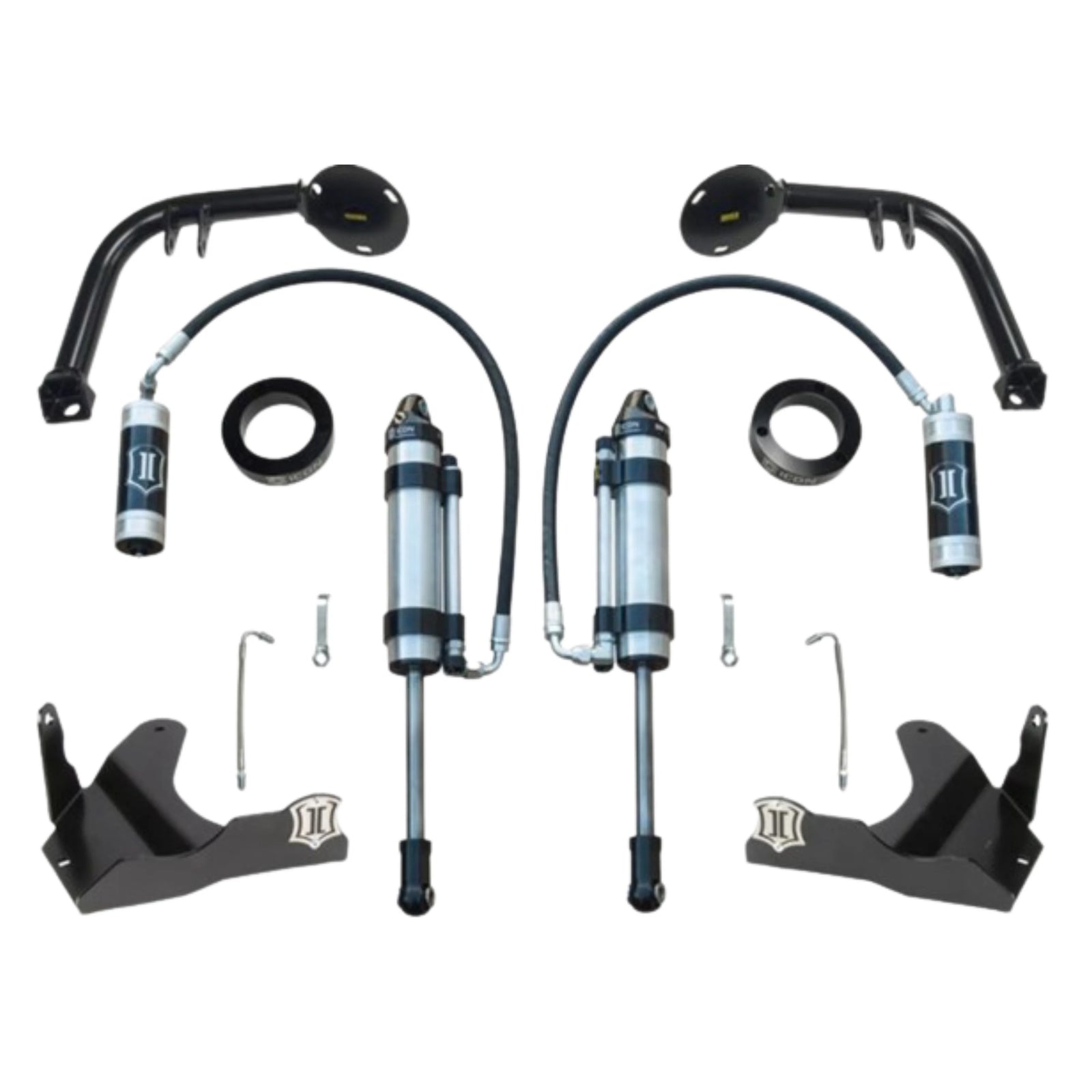 Icon | Stage 3 | Front | S2 Secondary Shock Upgrade System | 2016-2023 Toyota Tacoma | K53127 | High Road Suspension