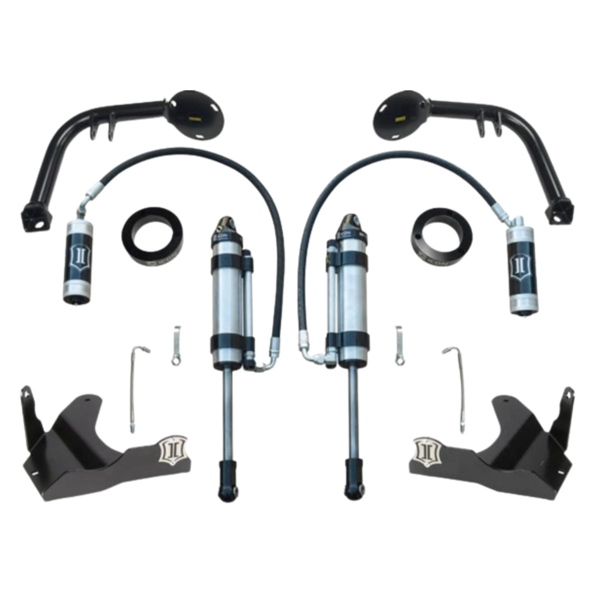 Icon | Stage 3 | Front | S2 Secondary Shock Upgrade System | 2016-2023 Toyota Tacoma | K53127 – View 2 | High Road Suspension