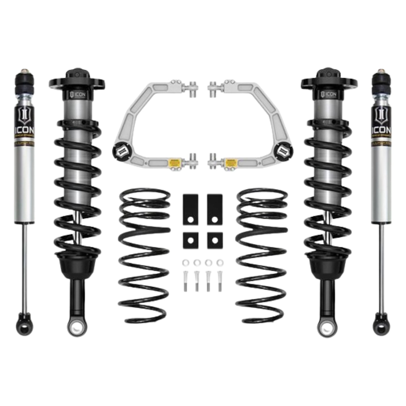 Icon | Stage 4 Suspension System | W/Billet Upper Control Arms | 3-4.5" Lift | High Road Suspension