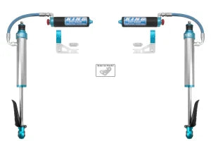KING | 2.5" Body | External Reservoir Rear Shock Absorbers | Dampening Knobs | High Road Suspension