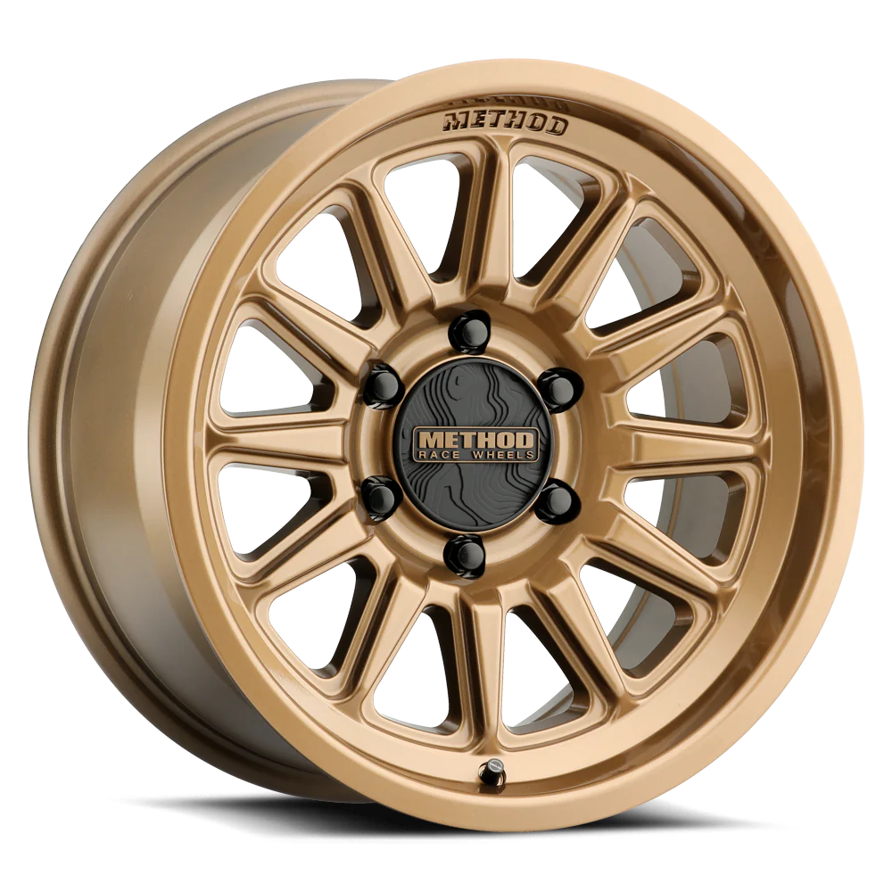 Method Wheels | 323 | Gloss Bronze | 18x9 | 6x5.5 | +12 Offset | 5.44" BS