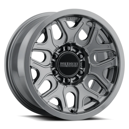 Method Wheels | 322 | Gloss Titanium | 20x10 | 6x5.5 | -18 Offset | 4.76" BS