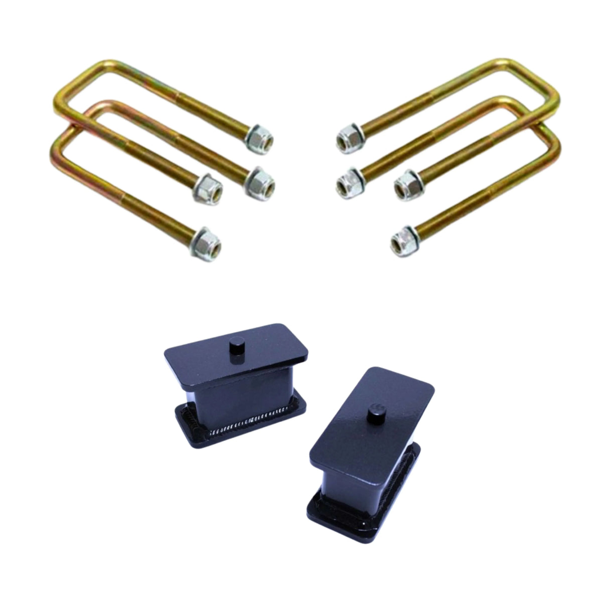 Maxtrac | 3" Rear Lift Kit | Blocks and U-bolts | Toyota Tundra (2007-2021) | High Road Suspension