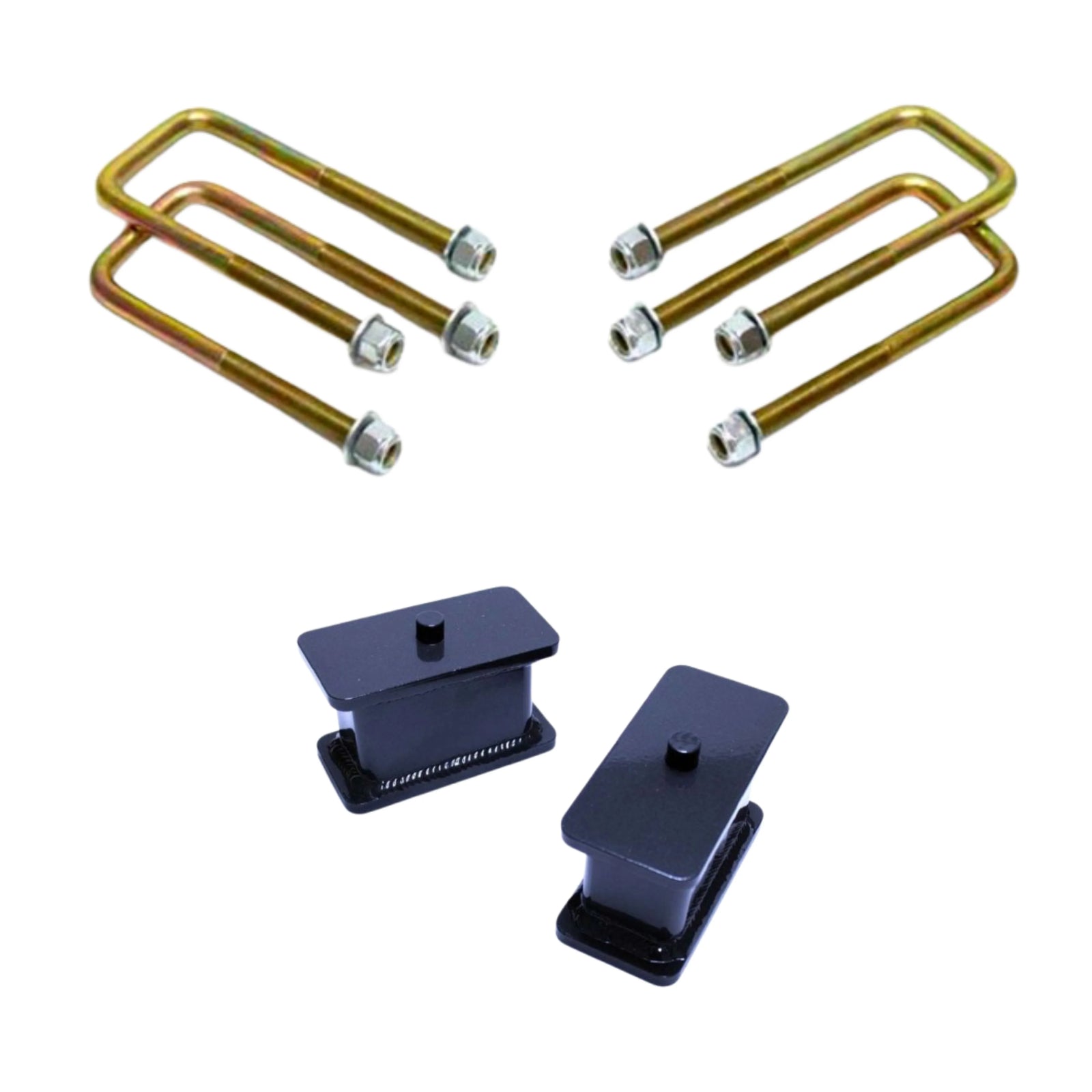 Maxtrac | 4" Rear Lift Kit | Blocks and U-bolts | Toyota Tundra (2007-2021) | High Road Suspension