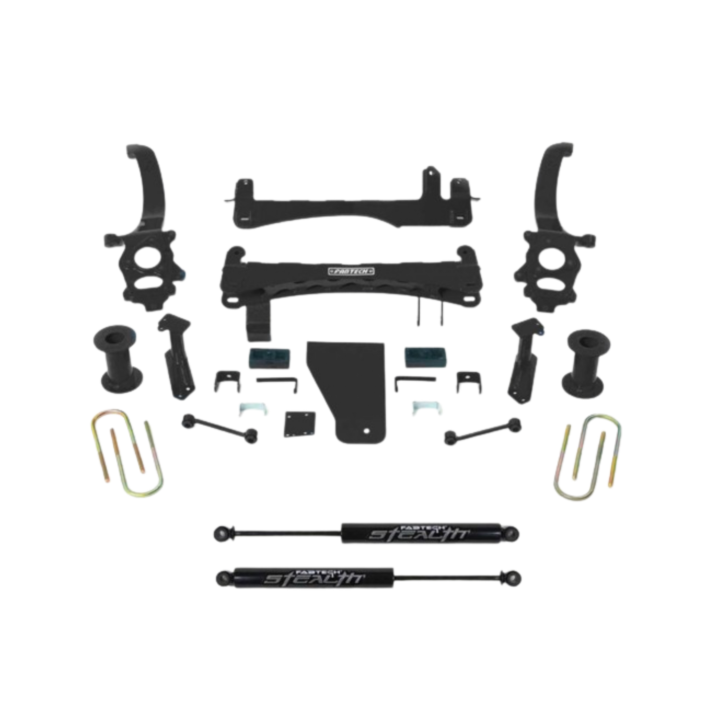 Fabtech 6" Suspension Lift Kit, Equipped With Upgraded Rear Stealth Shock Absorbers | K6012M