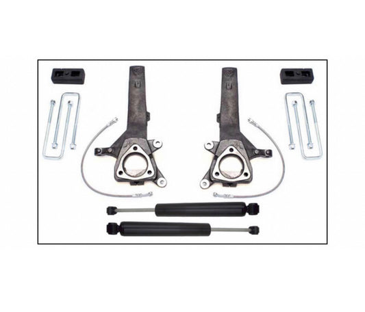 Maxtrac 4"/2" Lift Kit With Maxtrac Rear Shocks, 2004-2024 Nissan Titan 2WD