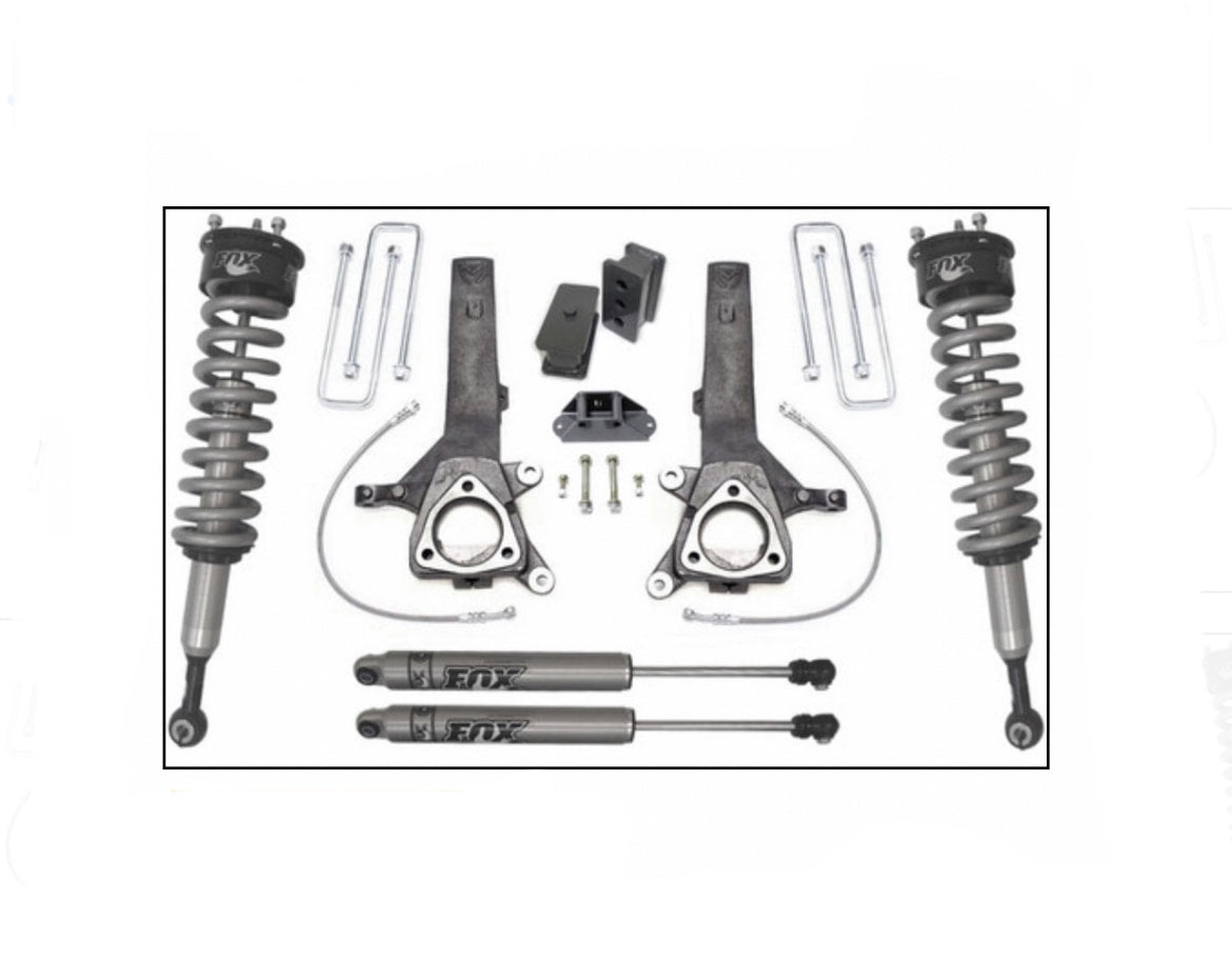 Maxtrac | 6.5"/4" Lift Kit | W/FOX Coilovers and FOX Rear Shocks  | (2004-2024) Nissan Titan, 2WD