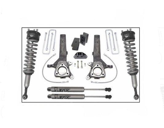 Maxtrac | 6.5"/4" Lift Kit | W/FOX Coilovers and FOX Rear Shocks  | (2004-2024) Nissan Titan, 2WD