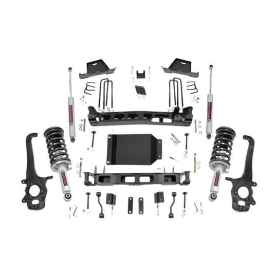 Rough Country 6" Lift Kit With Loaded Extended Struts, 2004-2015 Nissan Titan