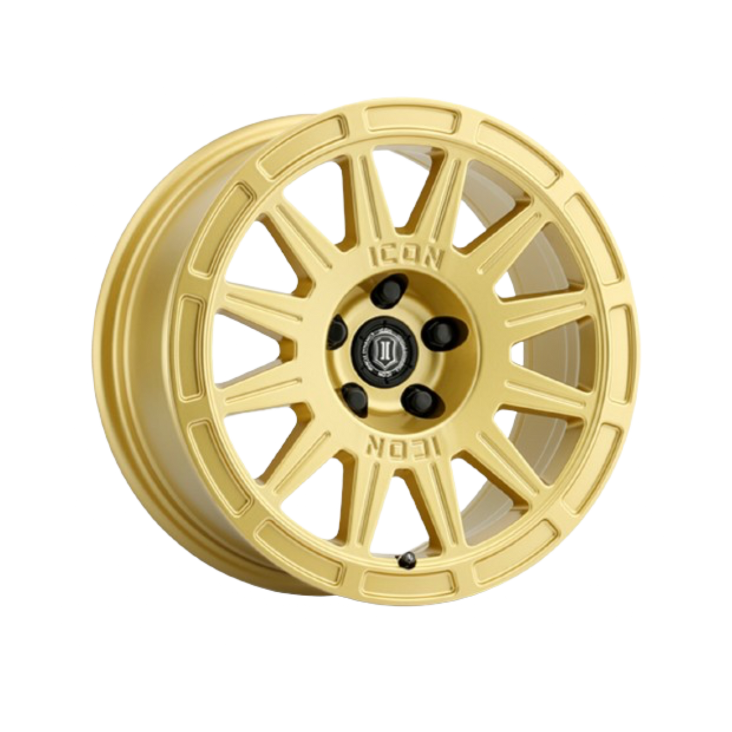 ICON ALLOYS | RICOCHET | GLOSS GOLD | 17 x 8 | 5 x 4.5 | 38mm Offset | 6" BS