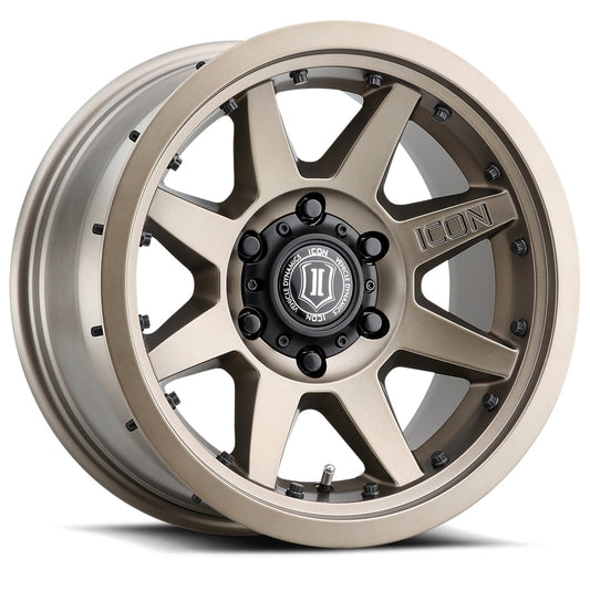 ICON ALLOYS | REBOUND PRO | BRONZE | 17 x 8.5 | 6 x 5.5 | 0MM OFFSET | 4.75" BS