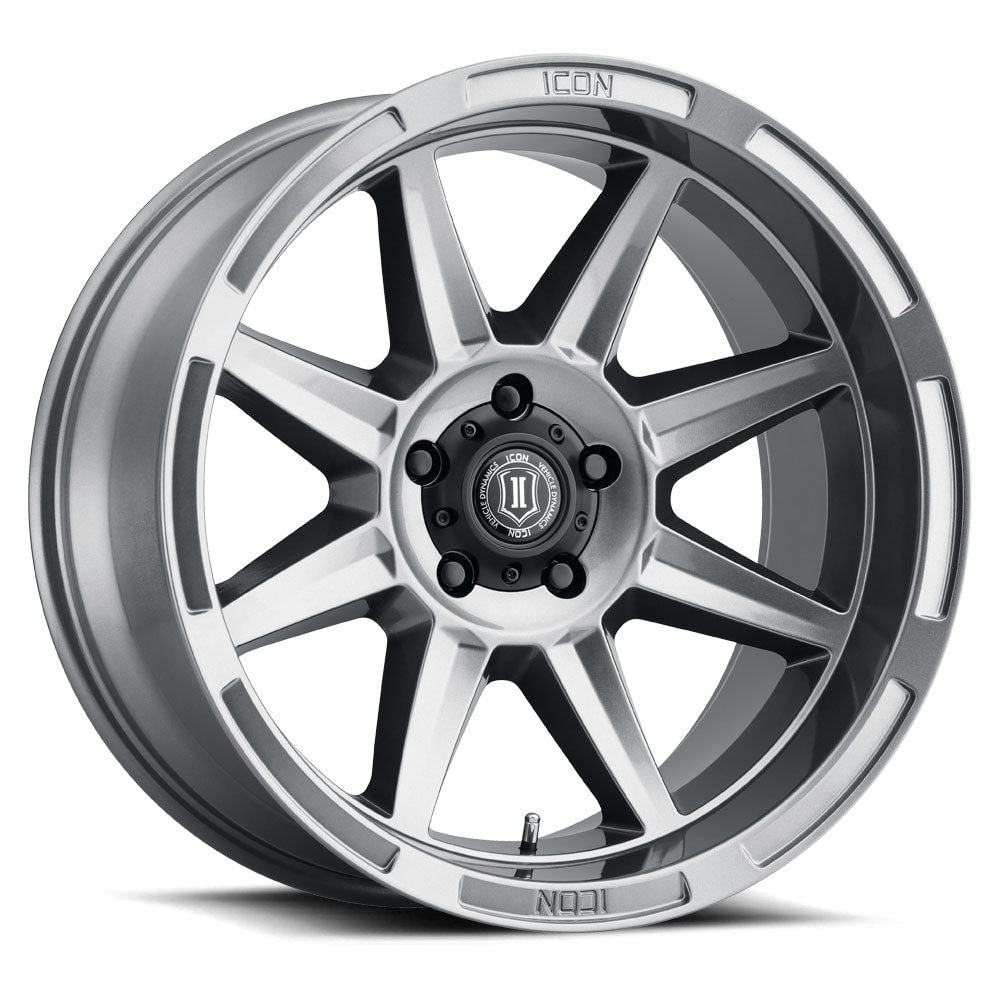 ICON ALLOYS | BANDIT | GUNMETAL | 20x10 | 6x5.5 | -24 Offset | 4.5" BS