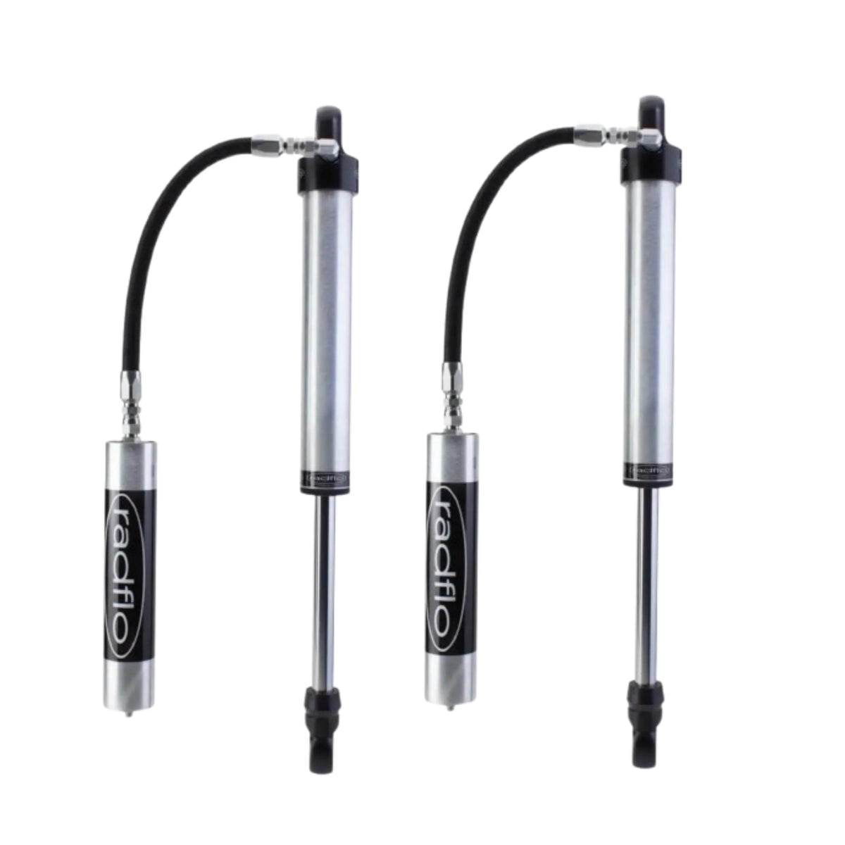 Radflo 2" Body Rear Shocks | 0-1" Rear Lift | Remote Reservoir | High Road Suspension