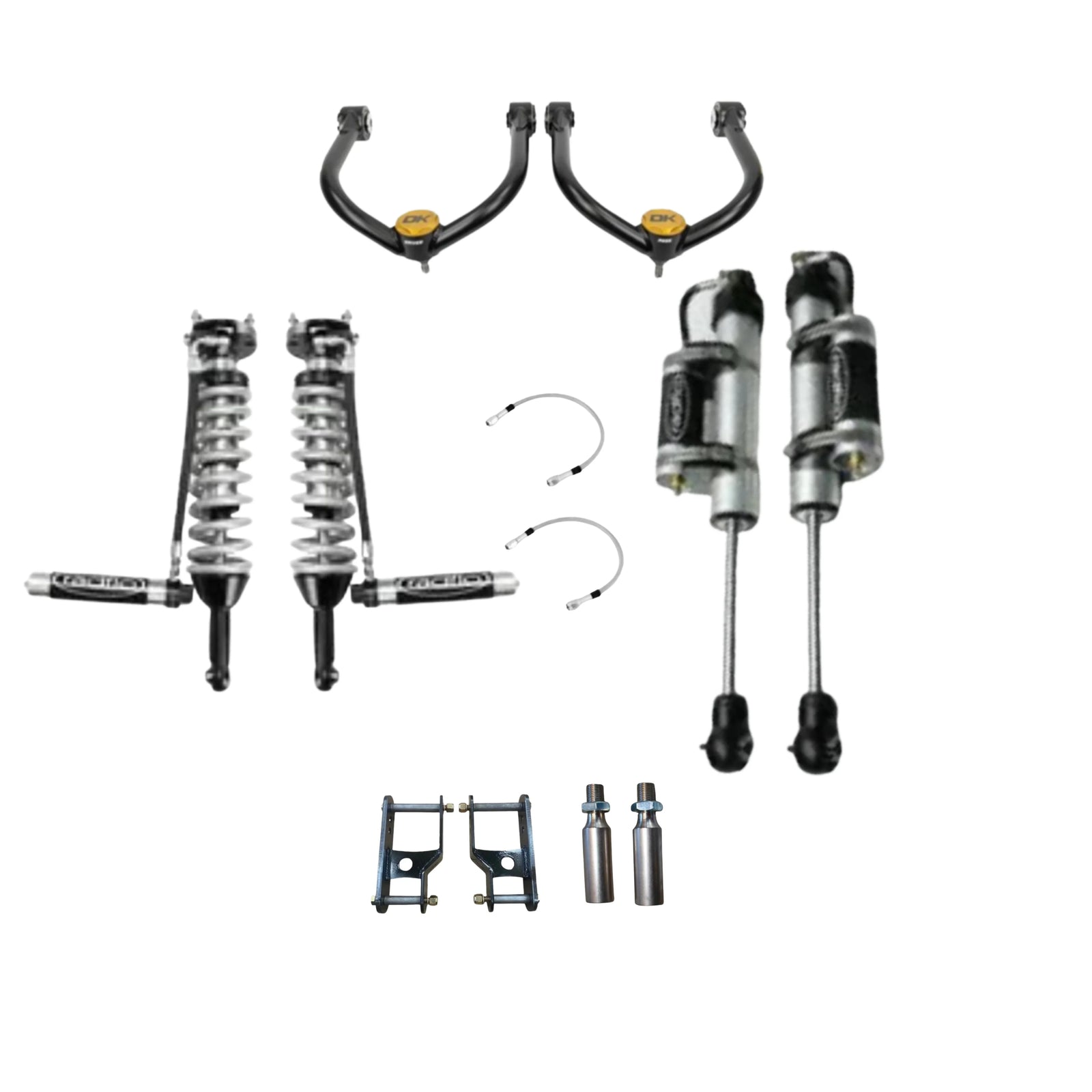 Radflo | Dirt King | Stage 3 Titan Swap Kit w/Shackles | 2005-2021 Nissan Frontier | High Road Suspension