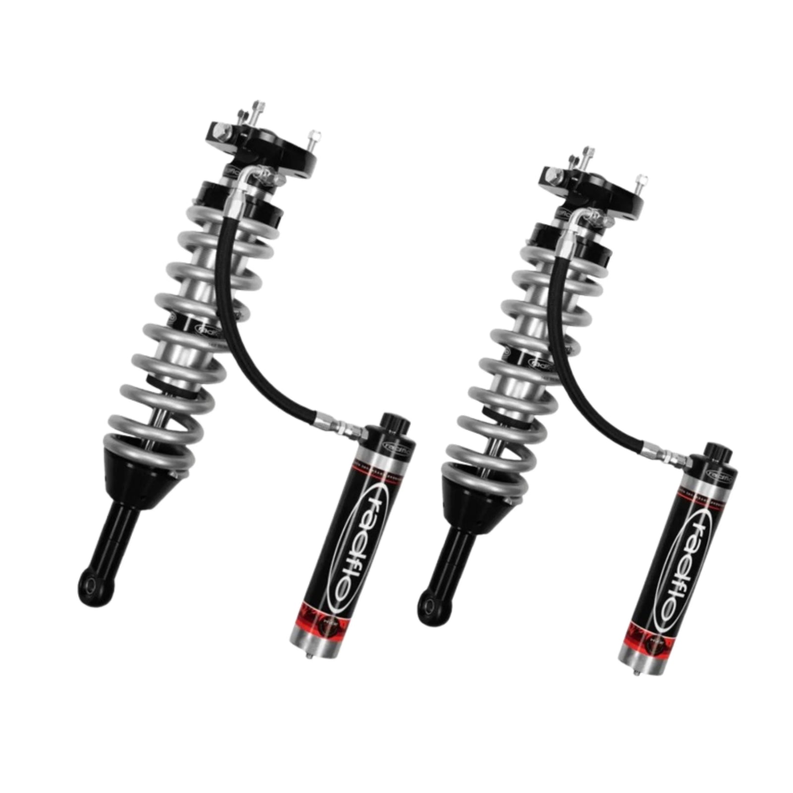 Radflo | 2.5" Body | External Reservoir Coilovers | HI LO Adjustment Knobs | Extended Travel | High Road Suspension