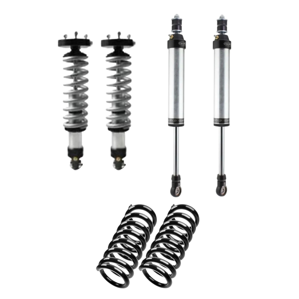 Radflo Shock Replacement Air Ride Delete Kit | 17+ Armada | 11+ QX | High Road Suspension
