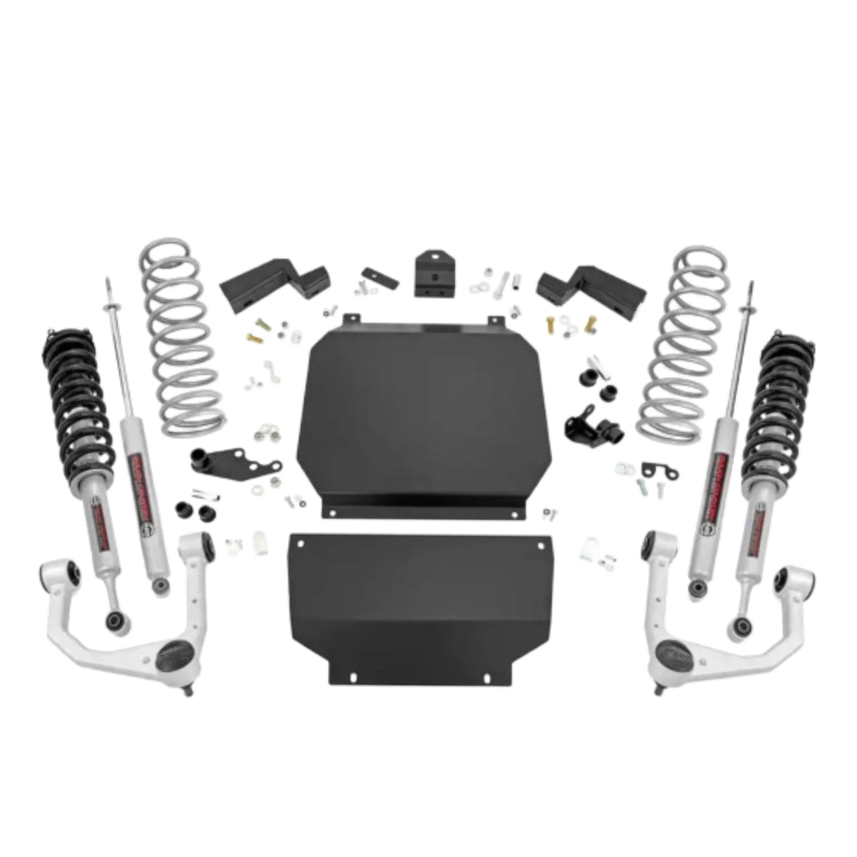 Rough Country | 3.5" Lift Kit | w/Extended Loaded Struts | High Road Suspension