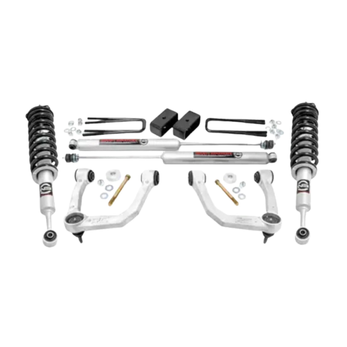 Rough Country | 3.5" Lift Kit | W/Rear Lift Blocks | (2005-2023) Toyota Tacoma | High Road Suspension