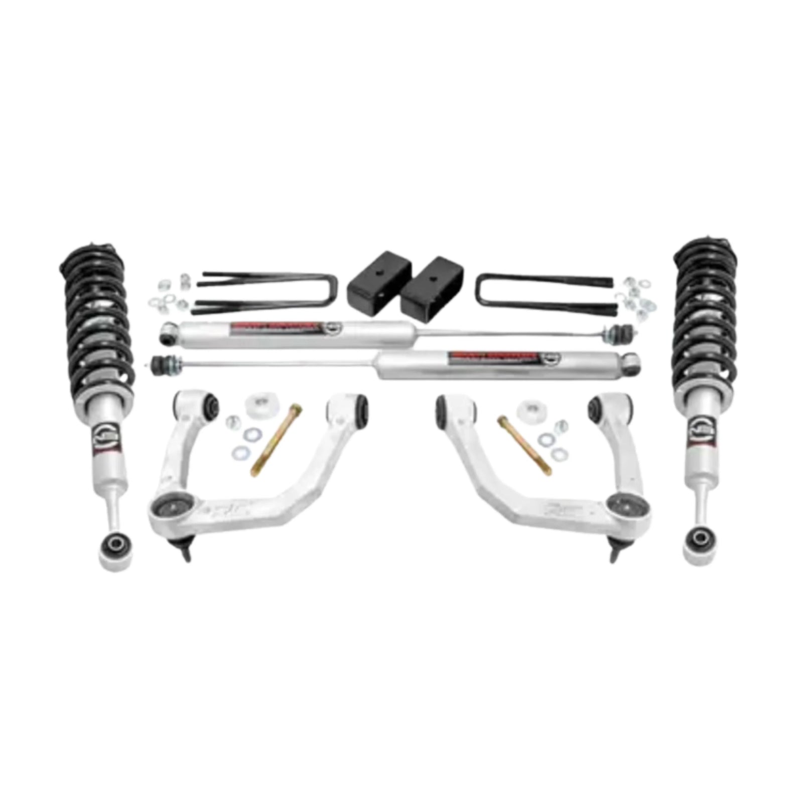 Rough Country | 3.5" Lift Kit | W/Rear Lift Blocks | (2005-2023) Toyota Tacoma | High Road Suspension