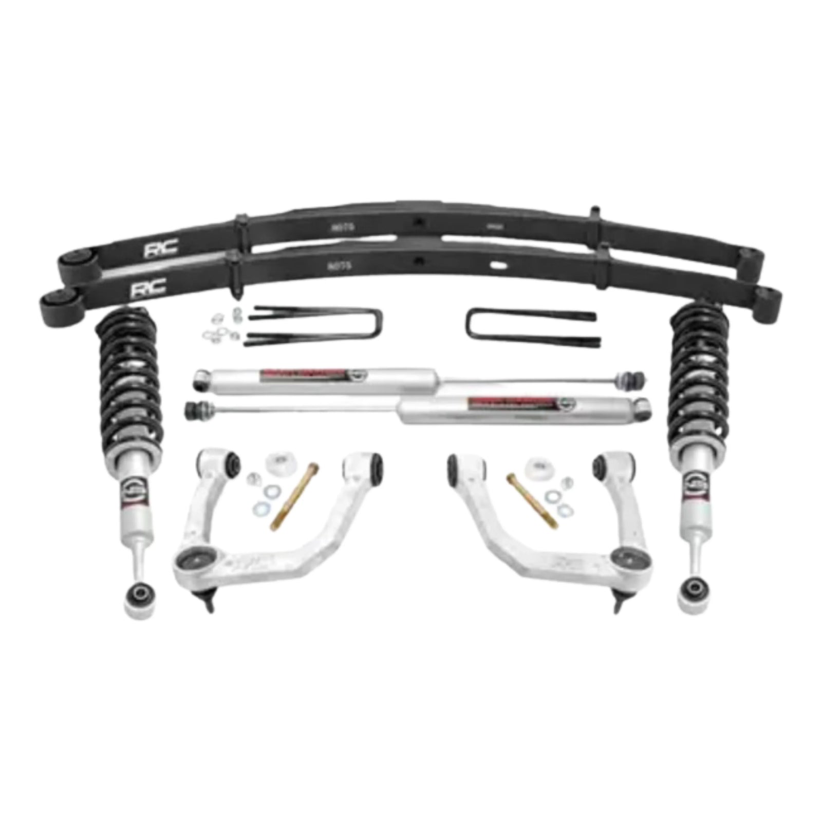 Rough Country | 3.5" Lift Kit | W/Rear Lift Leaf Springs | (2005-2023) Toyota Tacoma | High Road Suspension