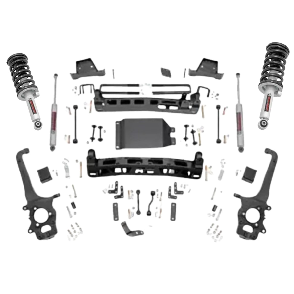 Rough Country 6" Lift Kit With Loaded Extended Struts, 2016-2024 Nissan Titan | High Road Suspension