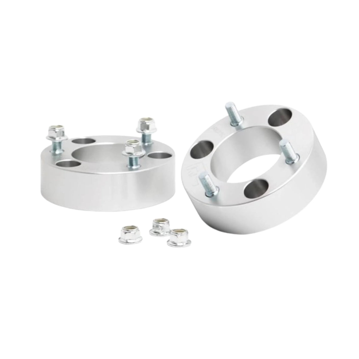 Rough Country Silver 2.5" Front Leveling Kit Strut Spacers 2005+ Nissan Frontier or Xterra | High Road Suspension